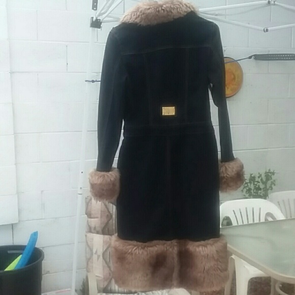Baby Phat Jean and Fur Coat/Dress - Picture 3 of 6